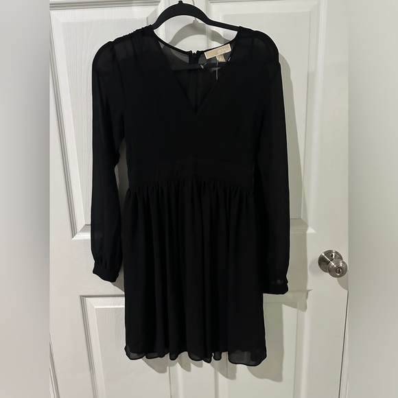 Michael Kors Dresses & Skirts - NWOT Michael Kors Black Sheer Dress Size 0